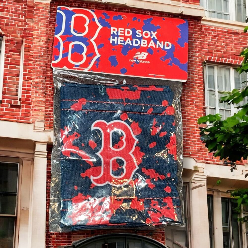 Boston Red Sox New Balance Headband Fenway SGA 5/16/22 Stadium Giveaway Navy Red